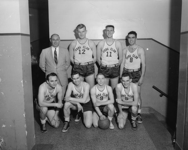 The Cuba Club men's basketball team that lost to the Ball Park-Cooper Glass team of Madison in the championship game of the Madison city basketball tournament.