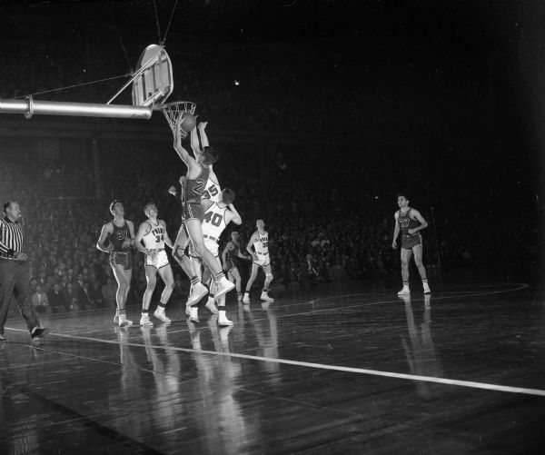 Wisconsin State High School Basketball Tournament Photograph