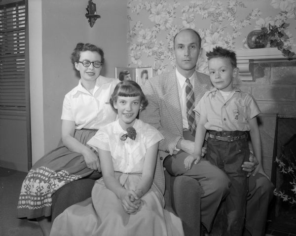 Badger Spelling Bee Champion with Family | Photograph | Wisconsin ...