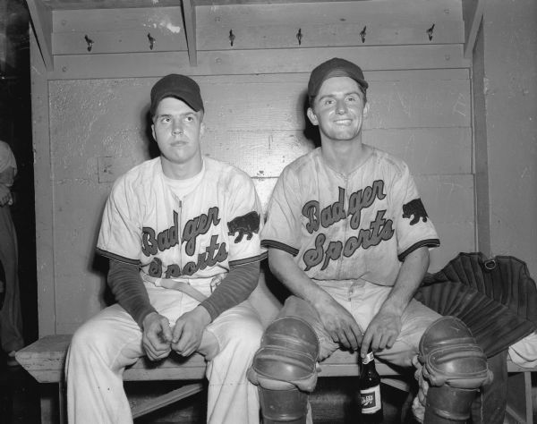 Badger Sports Baseball Players | Photograph | Wisconsin Historical Society