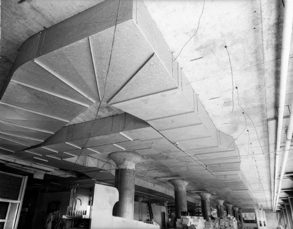 The interior ventilation system at the Oscar Mayer Plant, taken for Kulzick Advertising.