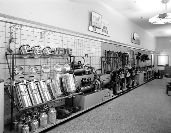 Farm equipment department at the new Sears store, located at 1101 East Washington Avenue.