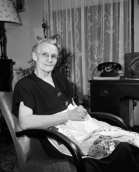 Mrs. Judith Lokken, a grandmother of three, was diagnosed with polio in August 1954 but is now virtually recovered.