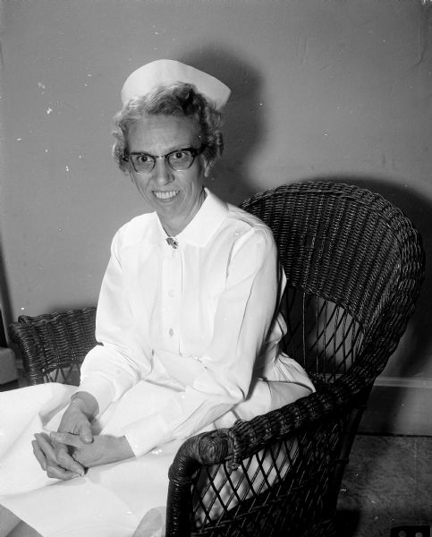 Portrait of Margery MacLachlan, Director of U.W. School of Nursing.