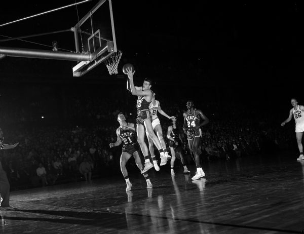 University of Wisconsin vs. Michigan State Basketball Game | Photograph ...