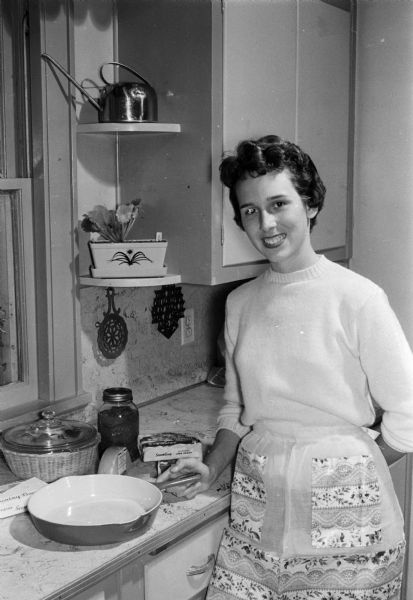 The <i>Wisconsin State Journal</i> has a new cookbook classification for teenagers. Diane Meyer, a senior at Stoughton High School, is the second place winner in the teenage classification. Her winning recipe is called California Casserole and is made with zucchini squash.