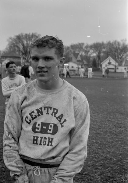 Dick Berens of Madison Central High School won three events at the Madison City Track Meet: the 100 yard dash in 10.5 seconds, the 220 yard dash in 23.4 seconds and the broad jump with a leap of 19 feet 11 inches.