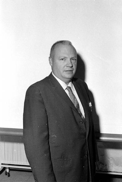 Portrait of Dr. Gilbert Tybring, clinical director at Mendota State Hospital.