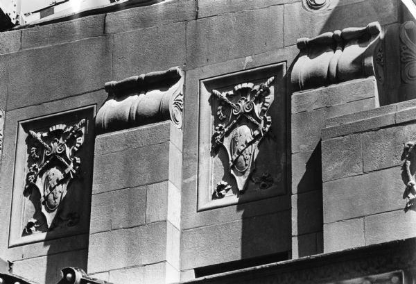 Architectural detail of the Orpheum Theatre located at 216 State Street.