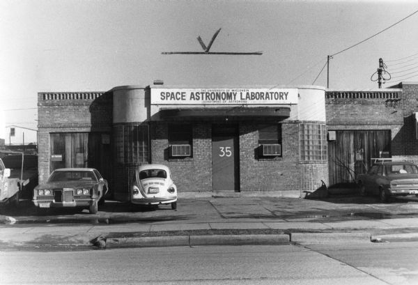 Exterior view of the University of Wisconsin Space Astronomy Laboratory at 35 North Park Street.