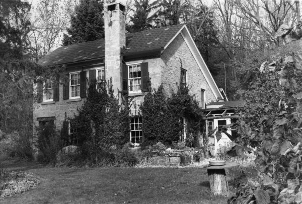 A vine-covered stone house, 3400 Tallyho Lane, built by Joseph Statz about 1855.  Later owned by builder David Stephens and then by Forest & Leonore Middleton who ran the "Mouse-Around Gift Shop" out of the house.
