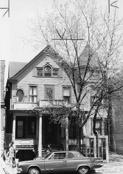 Built in 1907, this house at 534 State Street featured Doric columns and a corner tower.