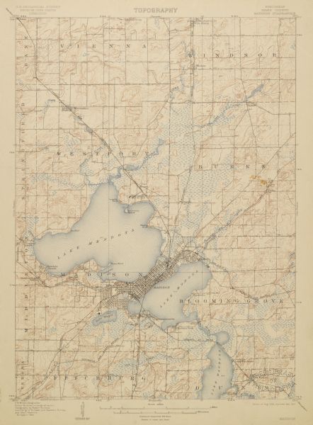 Scale: 1:62500. Topography by Robert Muldrow. Surveyed in 1904. Edition of Aug. 1906, reprinted in 1910.