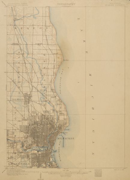 Polyconic projection. Map made from surveys without spirit level control. Henry Gannett, Chief Topographer. Topography by Van H. Manning and Nat. Tyler, Jr. Surveyed in 1890 and 1899. Scale: 1:62500.