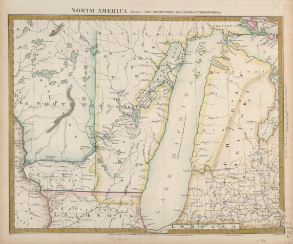 Published by Baldwin and Craddock under the superintendence of the Society for the Diffusion of Useful Knowledge, April 1, 1833. Printed by Russell Penge; J. & C. Walker, sculpt. Scale: about 29 miles to 1 inch.