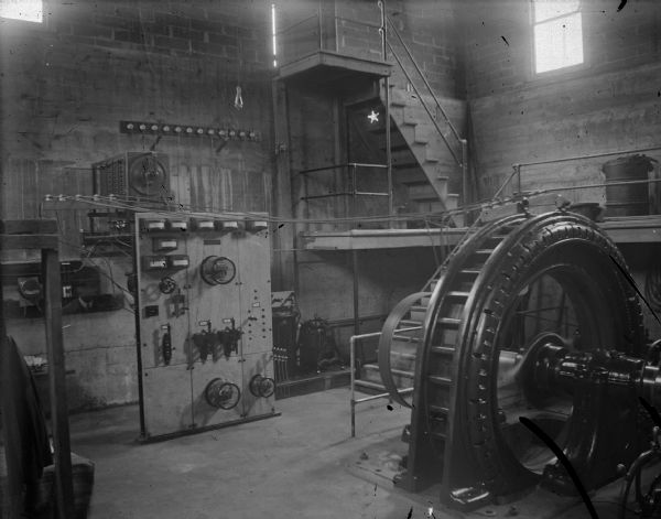 Interior of the Black River Falls powerhouse.