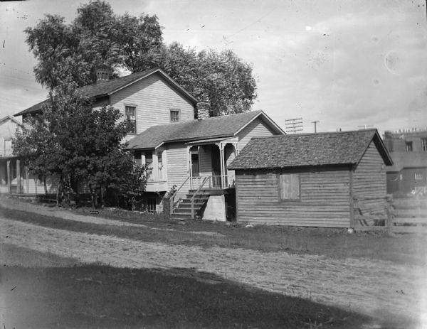 Frame house in town.