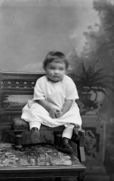 Studio Portrait of a Small Ho-Chunk Girl | Photograph | Wisconsin ...