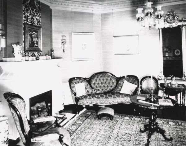 Interior of the Frank Brown home, 28 Langdon Street.