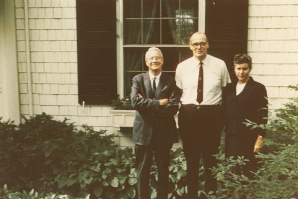 Professor Walter R. Agard, Walter M. Agard, and Annie H. Agard.