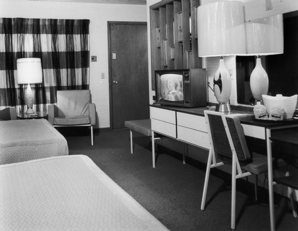 Room at Uphoff's Motel.