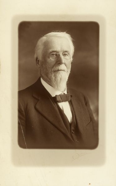 Edward Cary Bass (1836-1930), Methodist Presiding Elder of Providence, Rhode Island, and uncle of Dr. Edward A. Bass.  Rev. Bass, also identified as Uncle Cary, was the subject of several photographs taken by Dr. Bass.  Dr. and Mrs. Bass named their son Edward Cary in his honor.