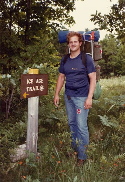 James Staudacher, the first person to hike the Ice Age Trail in its entirety.