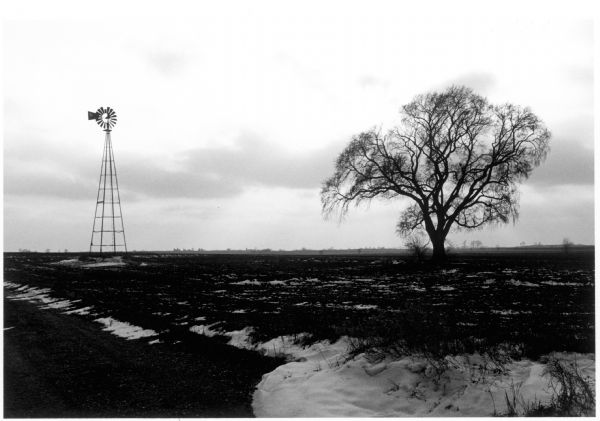 Highway X, East of Clinton, near the Wisconsin border, on the way to the farm.