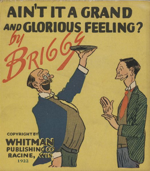 Front cover for a book version of the popular comic strip by Clare Briggs (1875-1930), who was raised in Reedsburg, Wisconsin.