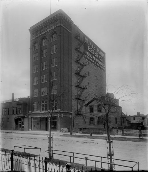 The Kunzelmann-Esser Furniture Co. building at S. 9th and W. Mitchell Streets.