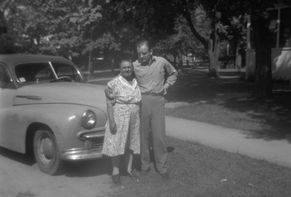 Joseph R. McCarthy campaigned hard for election to the Senate in 1946, traveling throughout the state.  He paused in Manawa, however, for a visit with Mrs. Frank Osterloth, his former landlady, whom he thought of as his second mother. Other than personal attacks on Senator Robert M. La Follette, Jr., McCarthy raised no issues during the campaign, relying instead on his considerable energy and personal charm.