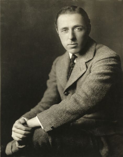 Studio portrait of the director D.W. Griffith by Frank Bangs of New York.