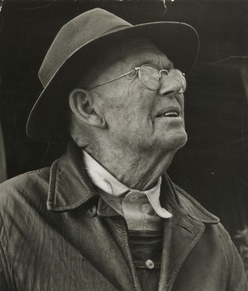 Portrait of an old Alabama Farmers Union member.