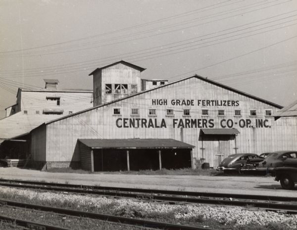 Centrala Farmers Co-op, Inc. building, which houses high grade fertilizers.