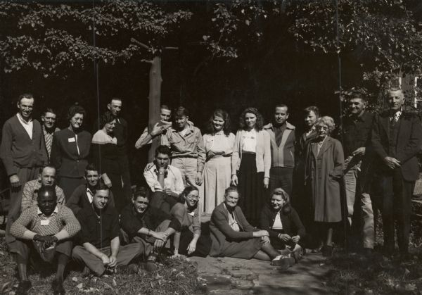 Group portrait of the third Farmers Union session at Highlander Folk School.