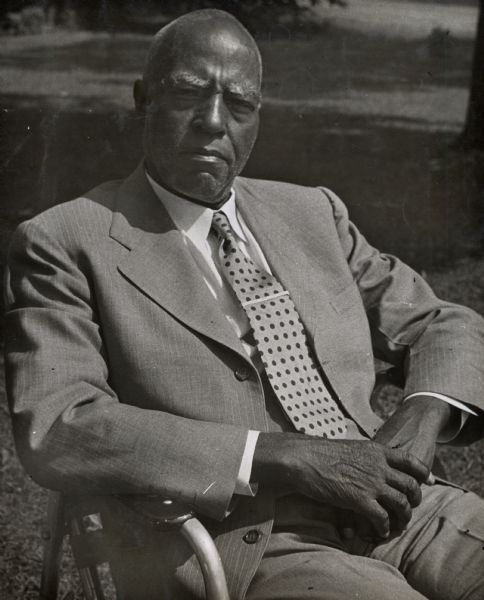 Portrait of Mr. L.A. Blackman, head of the Elloree, South Carolina branch of the NAACP.