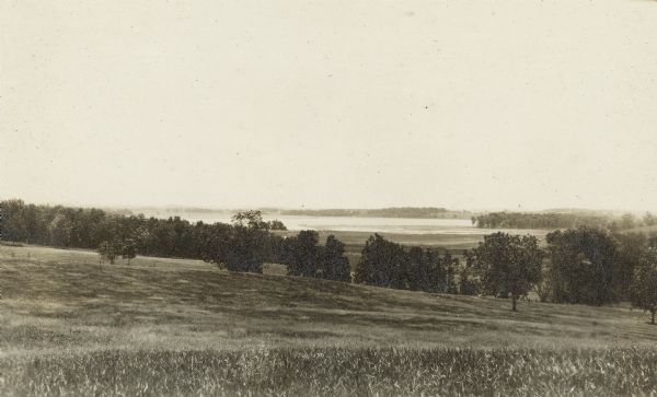 Elevated view of Lake Waubesa.
