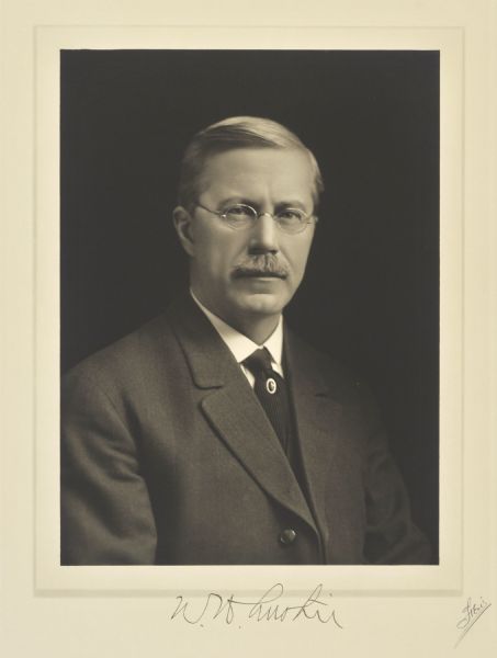 Quarter-length portrait of W.A. Austin, Milwaukee attorney.