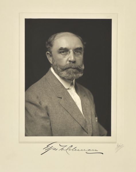 Quarter-length studio portrait of Edgar W. Coleman.