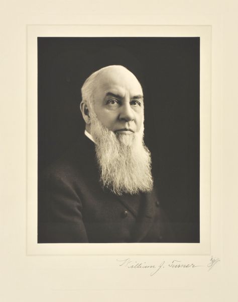 Quarter-length studio portrait of William Joseph Turner, Milwaukee lawyer.