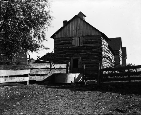 Exterior view of a hop house built in about 1868 by H.J. Meyer.