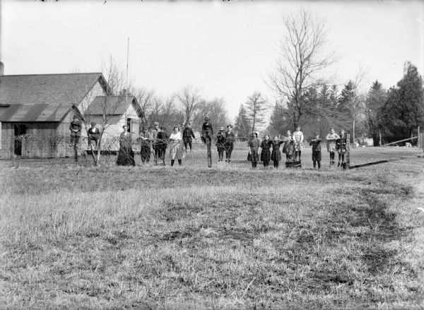 Unidentified Rural Schoolhouse | Photograph | Wisconsin Historical Society