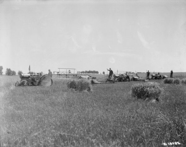 Titan Tractors Drawing Push Binders | Photograph | Wisconsin Historical ...