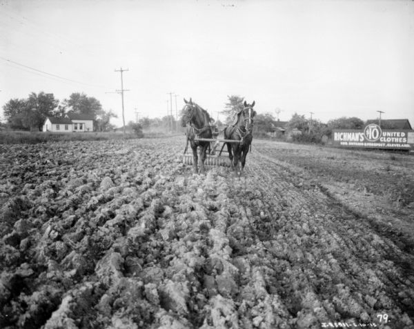 Horse-Drawn Cultipackers | Photograph | Wisconsin Historical Society