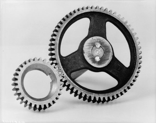 Close-up of gears.