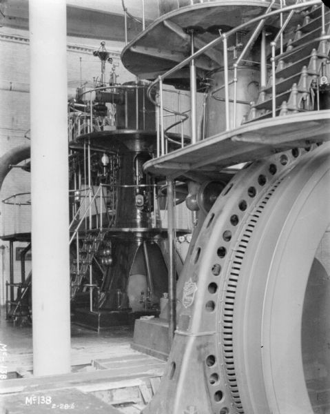 Turbines inside plant at McCormick Works.