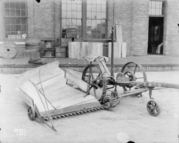 Reaper Outdoors at McCormick Works | Photograph | Wisconsin Historical ...