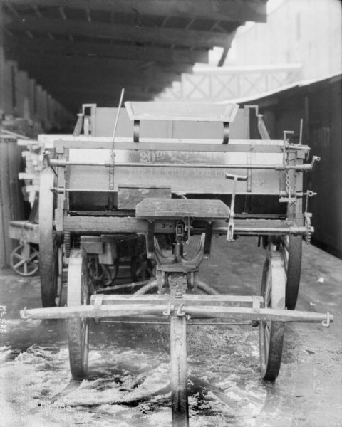 Manure Spreader at McCormick Works | Photograph | Wisconsin Historical ...
