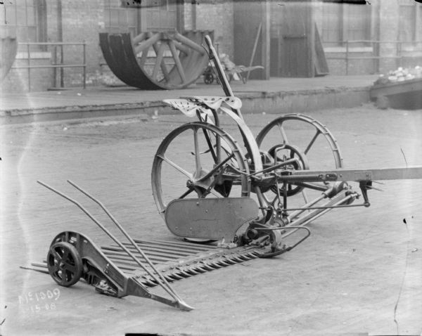 Horse-Drawn Mower at McCormick Works | Photograph | Wisconsin ...