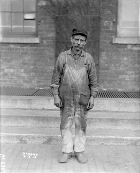 Portrait of Man Wearing Work Clothes | Photograph | Wisconsin ...